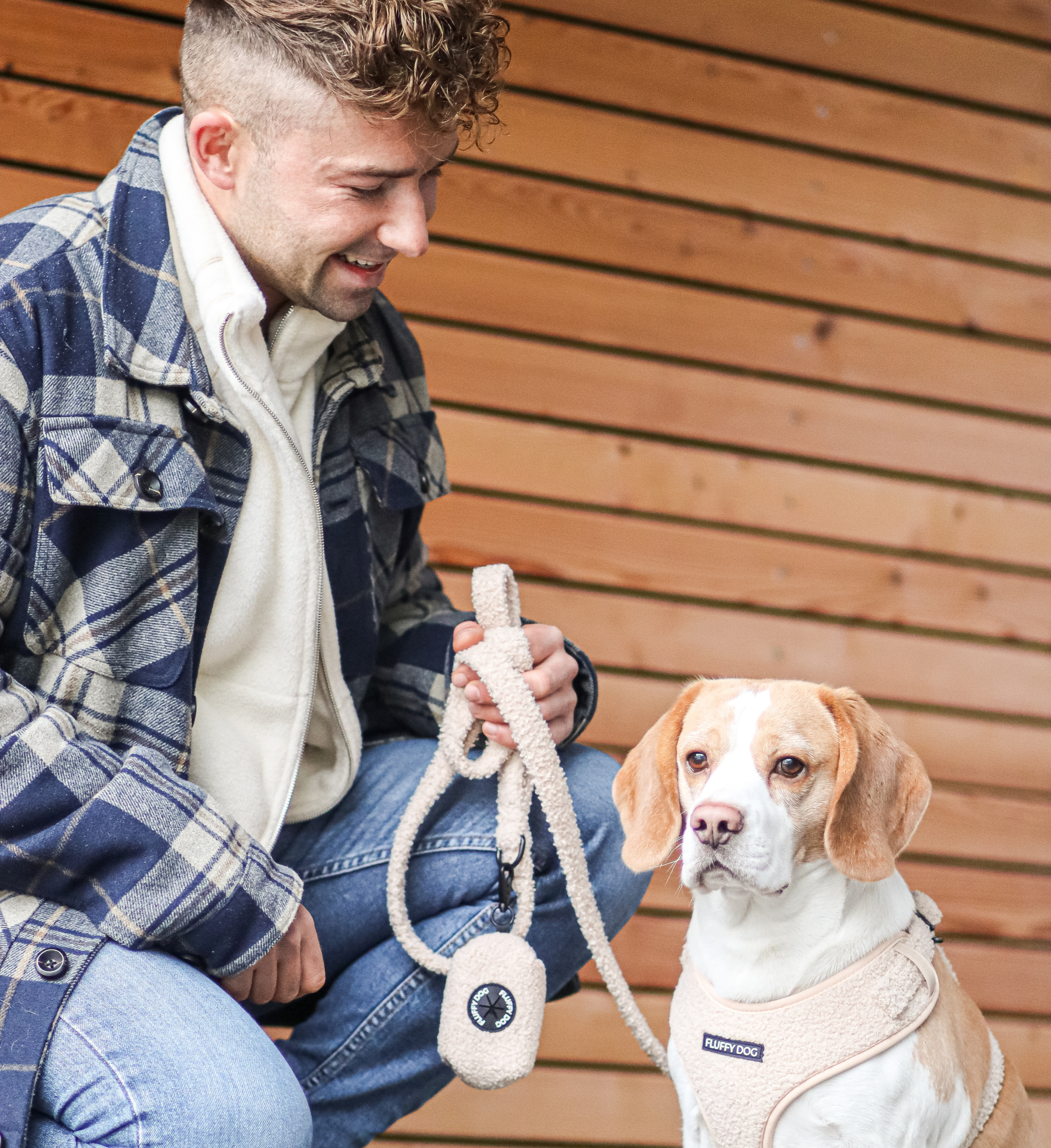 Teddy Essential Harness Set: Harness, Leash & Poop Bag Dispenser